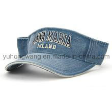 Customized Denim Sun Cap/Visor, Sports Sun Hat